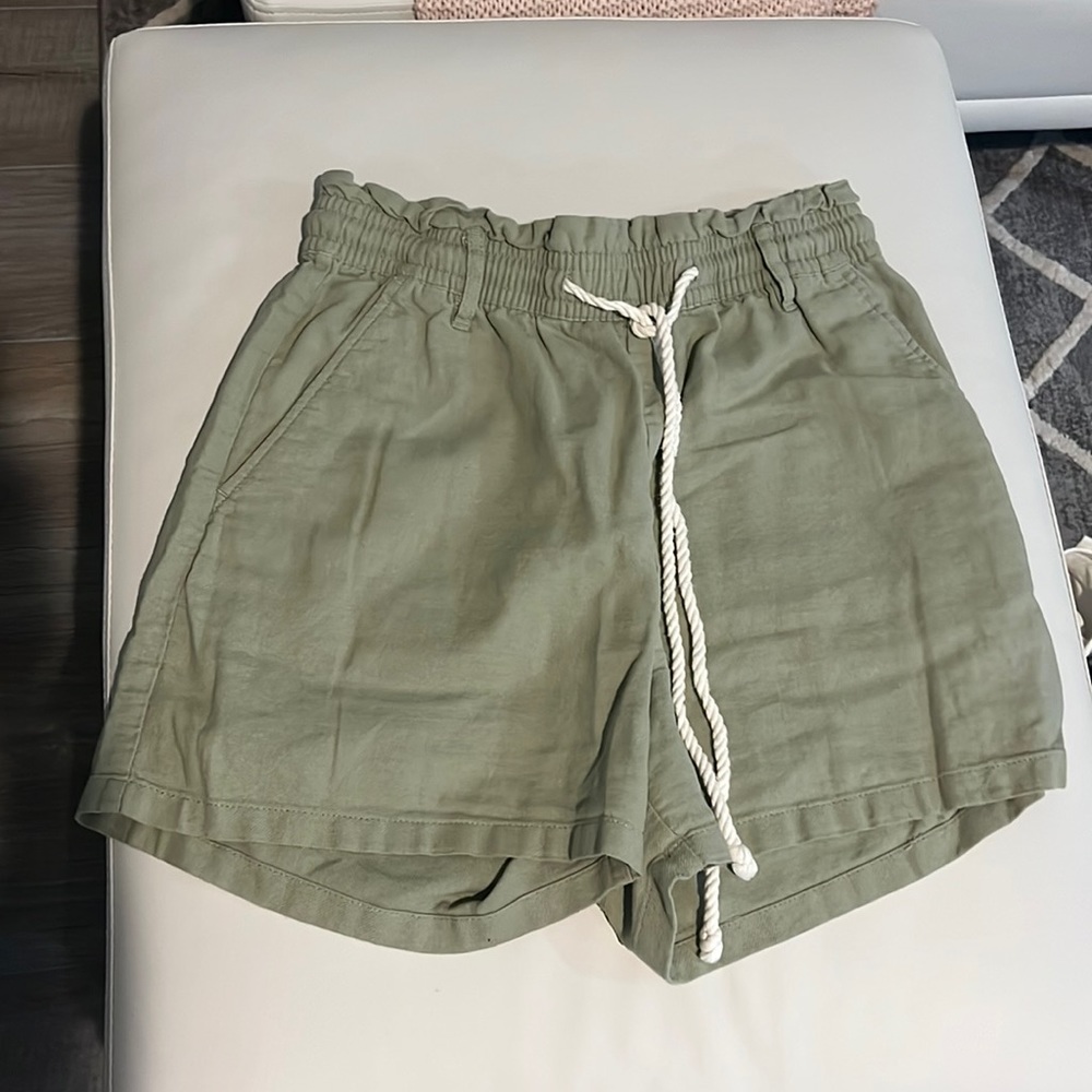Paper bag shorts high waisted - Picture 1 of 3